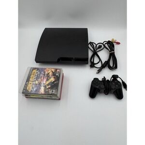 Sony PlayStation 3 CECH-3001A Console 5 Games Cords Guide Controller Tested READ